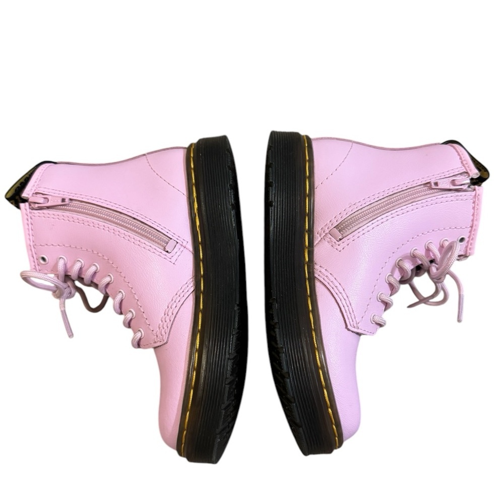 Dr.Martens Zavala combat boots size 10 toddler color pale pink - Picture 4 of 8